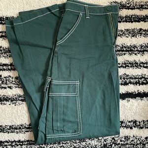 H&M | Green Cargo Jeans
